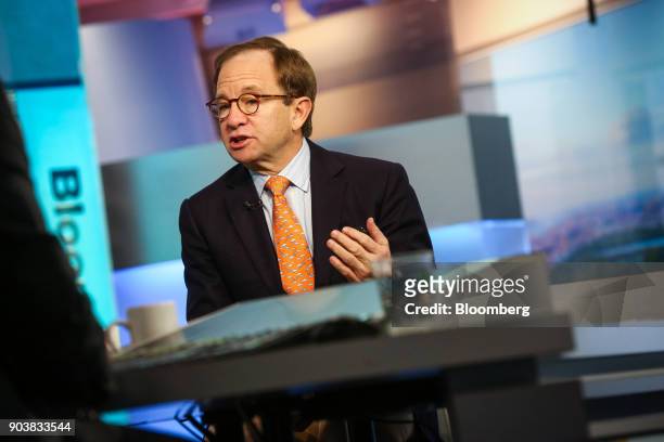 William Rattner, chairman and chief executive officer of Willett Advisors LLC, speaks during a Bloomberg Television interview in New York, U.S., on...