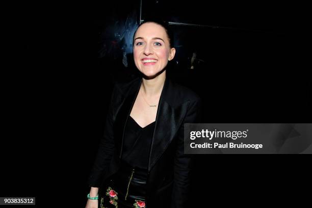 Lena Hall attends The Cinema Society & Bluemercury host the after party for IFC Films' "Freak Show" at Public Arts on January 10, 2018 in New York...