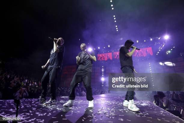 Die Fantastischen Vier "Vier und JetztÒ-Tour Die Fantastischen Vier bestehen aus Thomas D. , Michi Beck , Smudo und And.Ypsilon Lanxess-Arena Köln