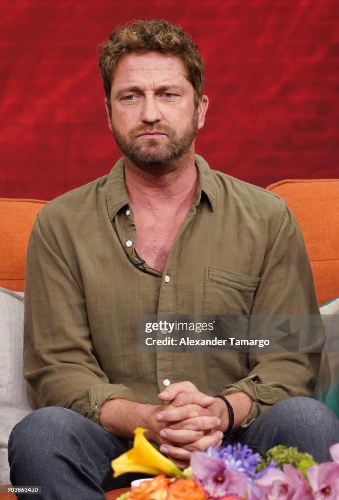 Celebrities Visit Univision's "Despierta America"