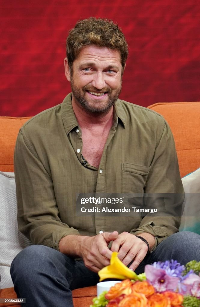 Celebrities Visit Univision's "Despierta America"