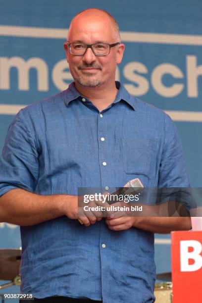 Kandidat Jan Stöß auf dem Sommerfest der Berliner SPD im Vorfeld der Wahlen zum Berliner Abgeordnetenhaus