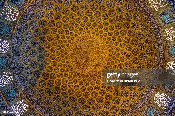 Shaikh-Lotfullah-Moschee, Isfahan, Esfahan, Iran, IRN, Islamische Republik Iran, Gottesstaat, Persien, Vorderasien, Schiiten, Islam, Muslime,...