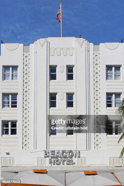 Ueberschrift: AMERIKA, USA, FLORIDA, MIAMI BEACH, 10.2010: Art Decon District rund um den Ocean Drive. In dem Art Deco District rund um den Ocean...