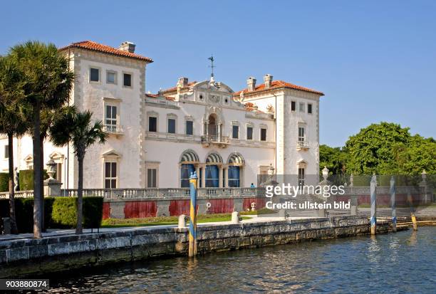 Vizcaya-Schloss mit Parkanlage, Renaissance-Villa in Miami, AMERIKA, USA, FLORIDA, Miami, 10.2010,