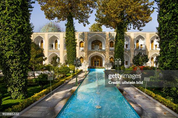 Abbasi-Hotel, urspruenglich als Medrese, Bazar und Karawanserei konzipier, tIsfahan, Esfahan, Iran, IRN, Islamische Republik Iran, Gottesstaat,...