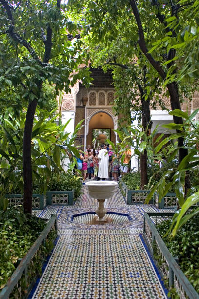 Nordafrika, MAR, Marokko, Marrakesch, August 2010, Der Palais de la Bahia, die ehemalige Residenz der Grosswesire Si Moussa und Ba Ahmed ist ein...