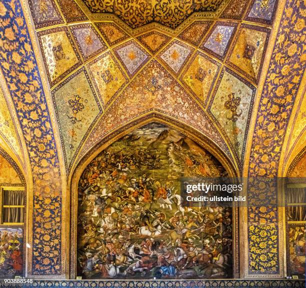 Chehel Sotoun-Palast; Isfahan, Esfahan, Iran, IRN, Islamische Republik Iran, Gottesstaat, Persien, Vorderasien, Schiiten, Islam, Muslime,...