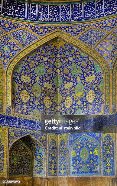 Moschee Masjid-e Imam , Isfahan, Esfahan, Iran, IRN, Islamische Republik Iran, Gottesstaat, Persien, Vorderasien, Schiiten, Islam, Muslime,...