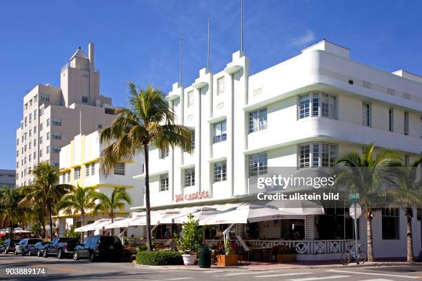 Ueberschrift: AMERIKA, USA, FLORIDA, MIAMI BEACH, 10.2010: Art Decon District rund um den Ocean Drive. In dem Art Deco District rund um den Ocean...