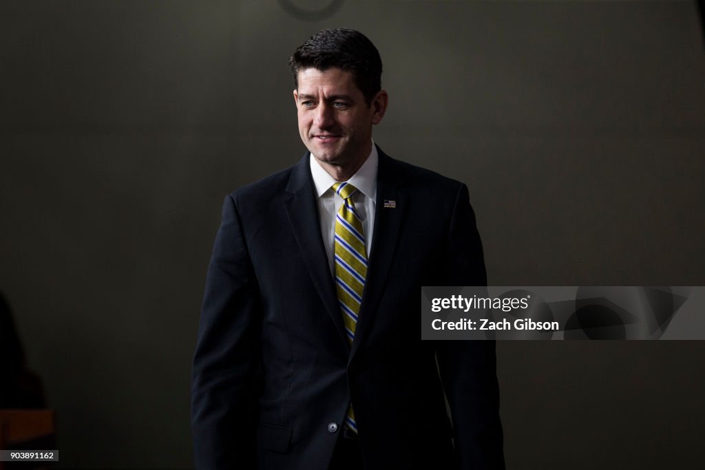 House Speaker Paul Ryan Holds Weekly News Conference At The Capitol