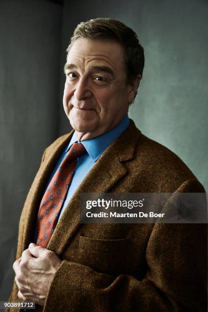 John Goodman poses at Langham Hotel on January 4, 2018 in Pasadena, California.