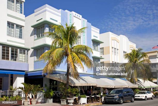 Ueberschrift: AMERIKA, USA, FLORIDA, MIAMI BEACH, 10.2010: Art Decon District rund um den Ocean Drive. In dem Art Deco District rund um den Ocean...