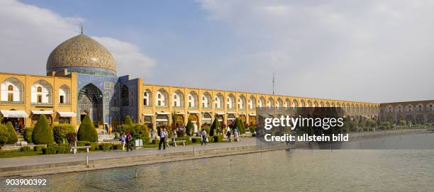 Shaikh-Lotfullah-Moschee, Isfahan, Esfahan, Iran, IRN, Islamische Republik Iran, Gottesstaat, Persien, Vorderasien, Schiiten, Islam, Muslime,...