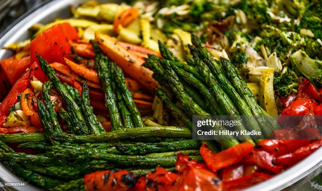 Assorted sautéed vegetables