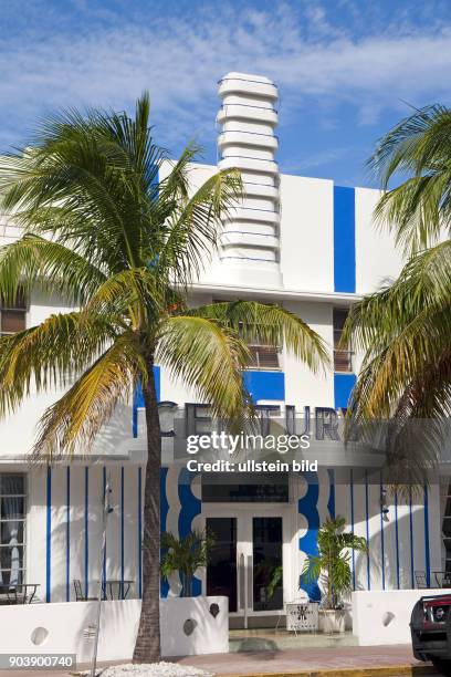 Ueberschrift: AMERIKA, USA, FLORIDA, MIAMI BEACH, 10.2010: Art Decon District rund um den Ocean Drive. In dem Art Deco District rund um den Ocean...