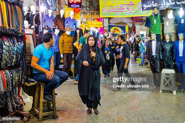 Der Grosse Basar, Basar-e-Bosorg, Isfahan, Esfahan, Iran, IRN, Islamische Republik Iran, Gottesstaat, Persien, Vorderasien, Schiiten, Islam, Muslime,...