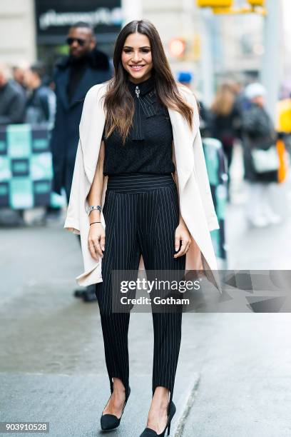 Andi Dorfman is seen in NoHo on January 11, 2018 in New York City.