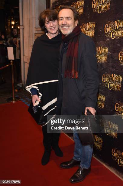 Rosemarie Ford and Robert Lindsay attend the West End opening of Bob Dylan and Conor McPherson's Girl from the North Country at Noel Coward Theatre...