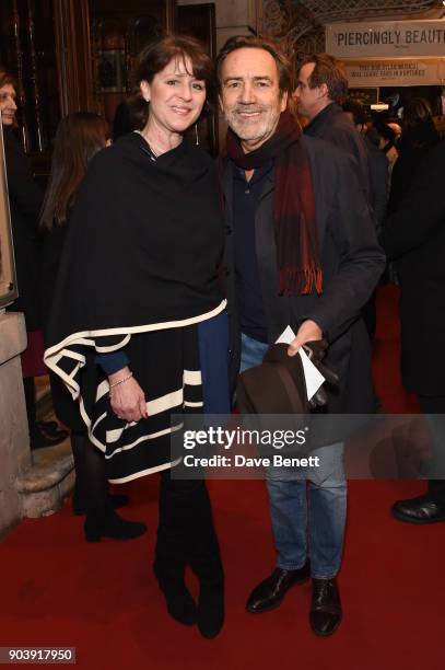 Rosemarie Ford and Robert Lindsay attend the West End opening of Bob Dylan and Conor McPherson's Girl from the North Country at Noel Coward Theatre...