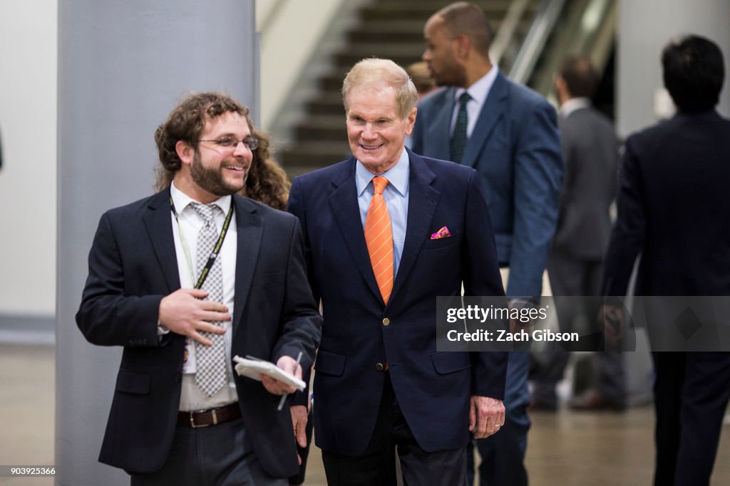 Senate Basement Sen. Bill Nelson walks through the Senate basement following a vote ...