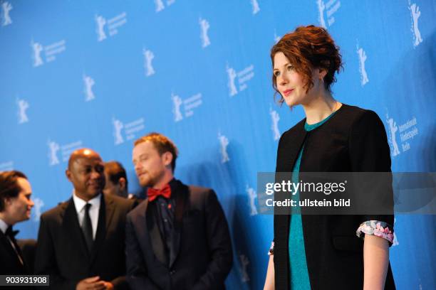 Schauspielerin Hannah Steele, Schauspieler August Diehl, Regisseur Raoul Peck, Schauspieler Alexander Scheer und Stefan Konarske während des Photo...