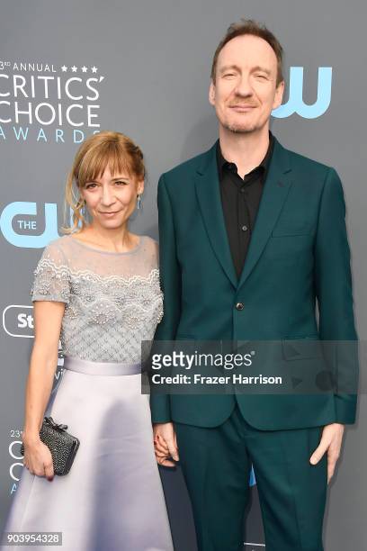Actor David Thewlis attends The 23rd Annual Critics' Choice Awards at Barker Hangar on January 11, 2018 in Santa Monica, California.