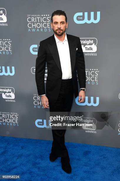 Actor Skeet Ulrich attends The 23rd Annual Critics' Choice Awards at Barker Hangar on January 11, 2018 in Santa Monica, California.