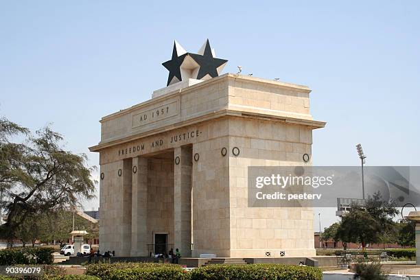 black star square - accra ghana city stock pictures, royalty-free photos & images