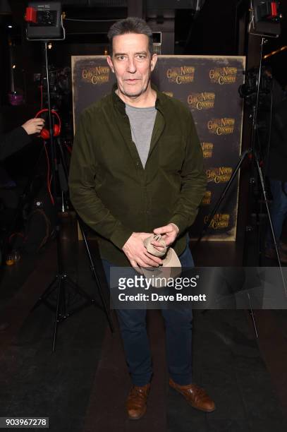 Ciaran Hinds attends the after party of Bob Dylan and Conor McPherson's "Girl from the North Country" at Mint Leaf following a sell out critically...
