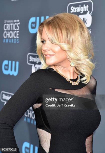 Personality Carrie Keagan attends The 23rd Annual Critics' Choice Awards at Barker Hangar on January 11, 2018 in Santa Monica, California.