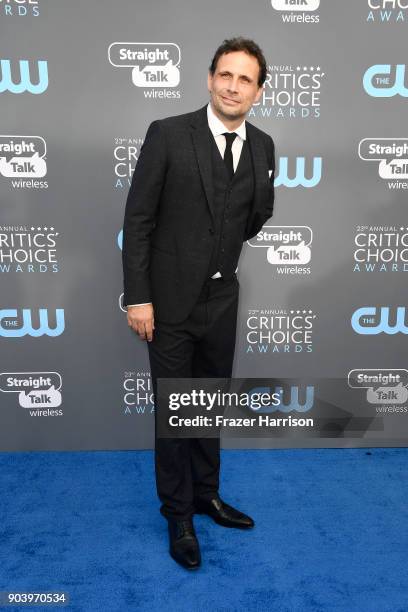 Actor Jeremy Sisto attends The 23rd Annual Critics' Choice Awards at Barker Hangar on January 11, 2018 in Santa Monica, California.