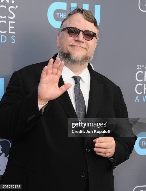 Director Guillermo del Toro attends The 23rd Annual Critics' Choice Awards at Barker Hangar on January 11, 2018 in Santa Monica, California.