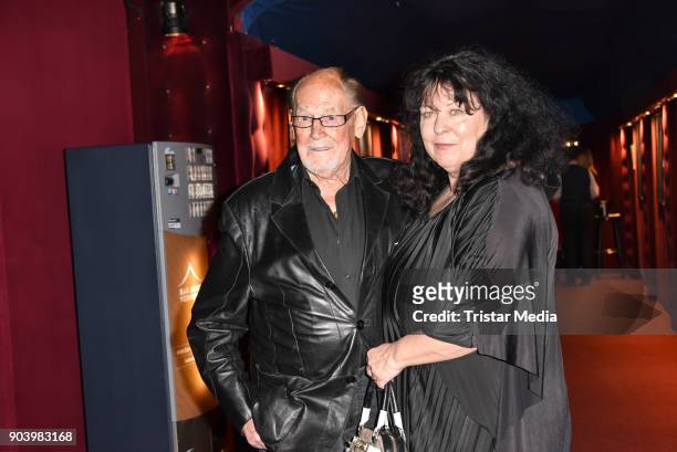 Herbert Koefer and his wife Heike Knochee attend the 'Frau Luna' premiere on January 11, 2018 in Berlin, Germany.
