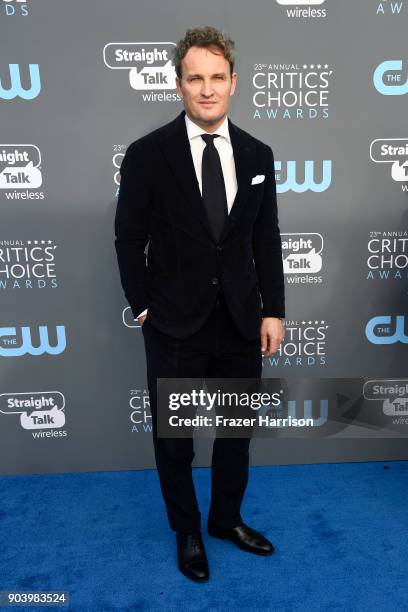 Actor Jason Clarke attends The 23rd Annual Critics' Choice Awards at Barker Hangar on January 11, 2018 in Santa Monica, California.
