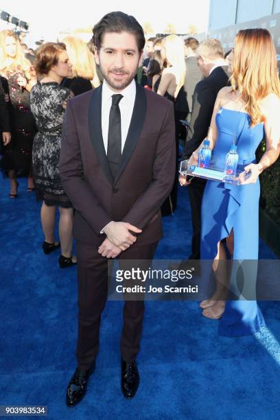 Actor Michael Zegen attends the 23rd Annual Critics' Choice Awards on January 11, 2018 in Santa Monica, California.