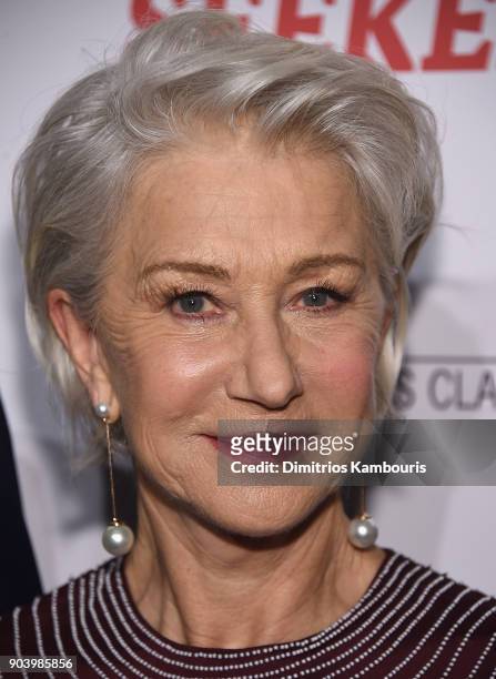 Helen Mirren attends "The Leisure Seeker" New York Screening at AMC Loews Lincoln Square on January 11, 2018 in New York City.