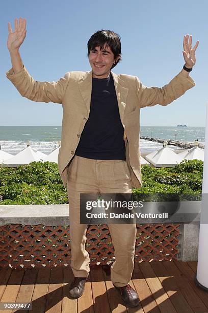 Luigi Lo Cascio attends the Kineo Diamonds Award photocall at the Lancia Cafe during the 66th Venice Film Festival on September 6, 2009 in Venice,...