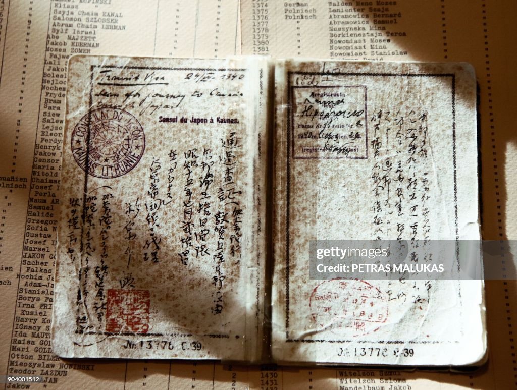 LITHUANIA-JAPAN-POLITICS-JEWS-HOLOCAUST