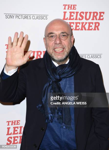 Director Paolo Virzi attends 'The Leisure Seeker' New York Screening at AMC Loews Lincoln Square on January 11, 2018 in New York City. / AFP PHOTO /...