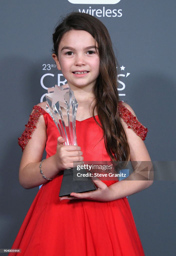 The 23rd Annual Critics' Choice Awards - Press Room