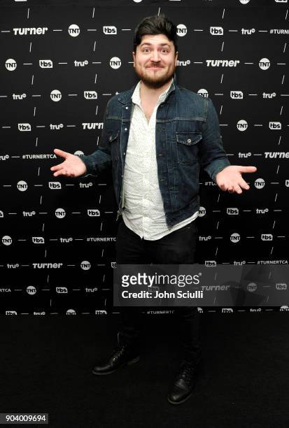 Creator/Writer/Executive Producer/Actor Olan Rogers of 'Final Space' poses in the green room during the TCA Turner Winter Press Tour 2018...