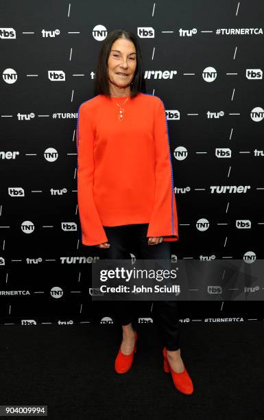 Executive producer Rosalie Swedlin of 'The Alienist' poses in the green room during the TCA Turner Winter Press Tour 2018 Presentation at The Langham...