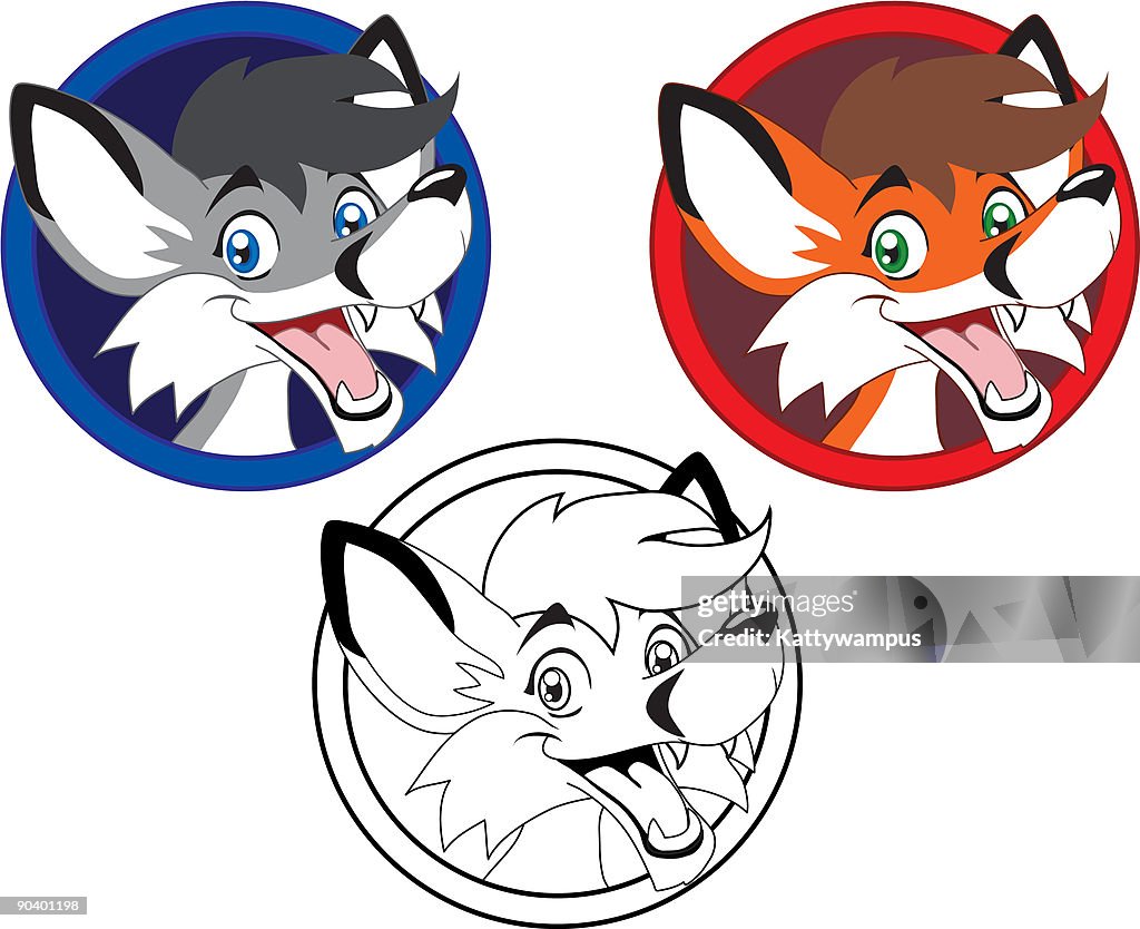 Cartoony Fox