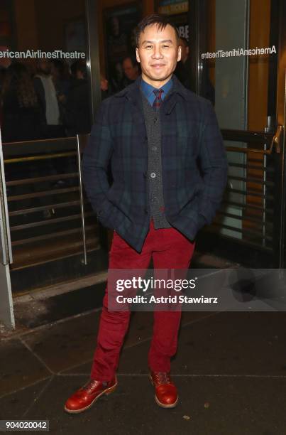 Actor BD Wong attends opening night of "John Lithgow: Stories By Heart" at American Airlines Theatre on January 11, 2018 in New York City.