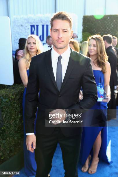 Actor Justin Hartley attends the 23rd Annual Critics' Choice Awards on January 11, 2018 in Santa Monica, California.