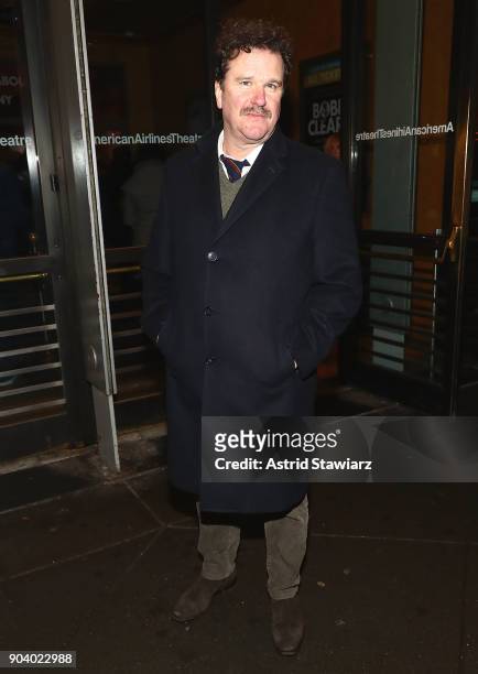 Actor Douglas Hodge attends "John Lithgow: Stories By Heart" opening night at American Airlines Theatre on January 11, 2018 in New York City.