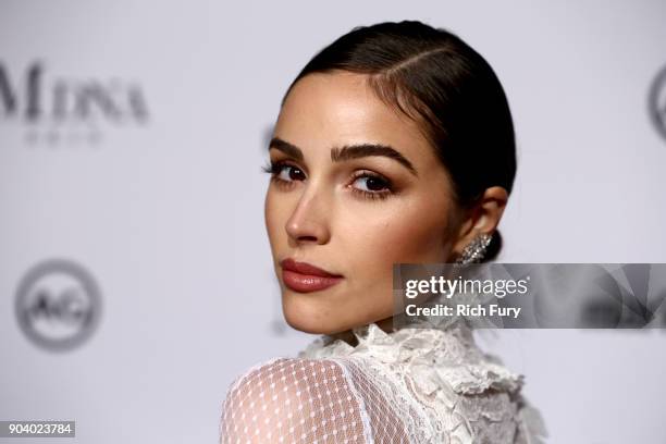 Olivia Culpo attends the Marie Claire's Image Makers Awards 2018 on January 11, 2018 in West Hollywood, California.