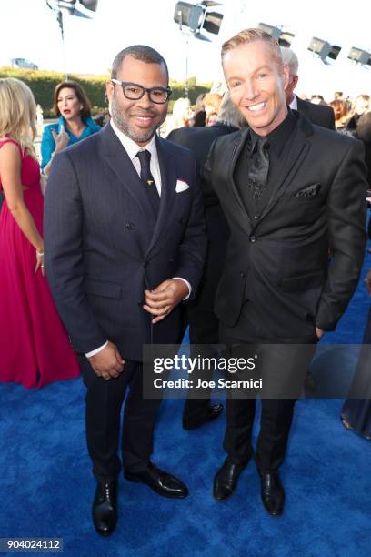 Actor Jordan Peele attends Moet & Chandon celebrate The 23rd Annual Critics' Choice Awards at Barker Hangar on January 11, 2018 in Santa Monica,...