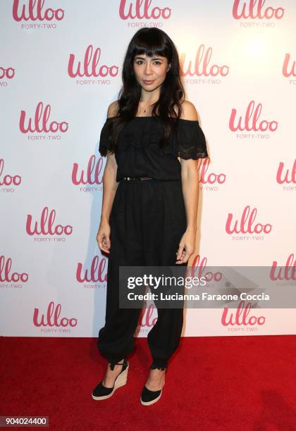 Michelle Lukes attends Ulloo 42 Launch Party on January 11, 2018 in Los Angeles, California.